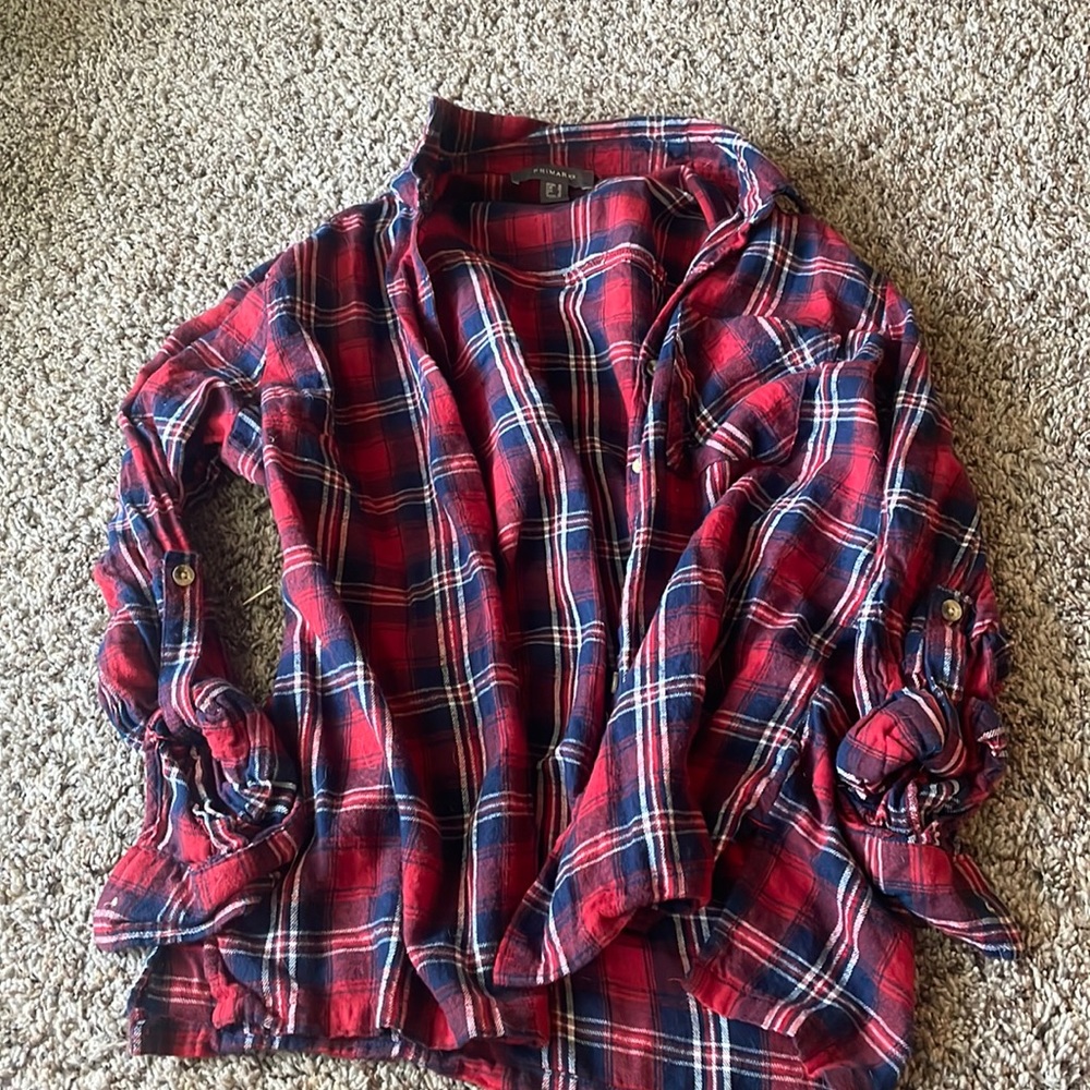 Flannel primark button